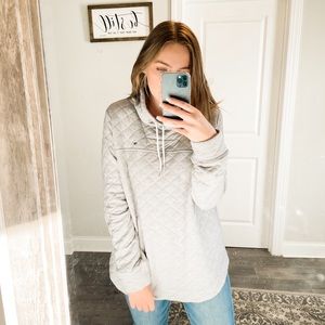 Vineyard Vines Grey Turtle Neck Pull Over